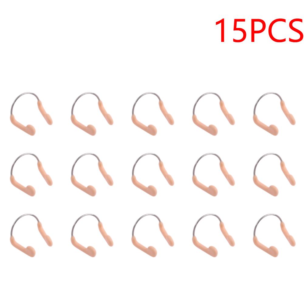 6-20PCS Swimming Nose Clip Anti-Choking Comfortable Waterproof and Non-slip Silicone Steel Wire Nose Clip for Swimming Diving