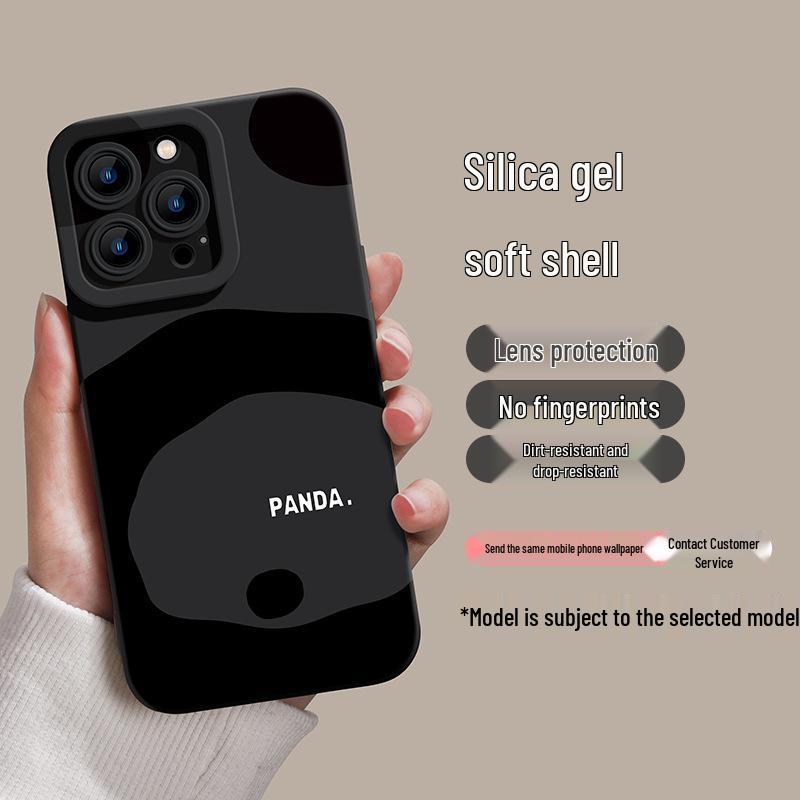 

Cartoon Panda Anti-Fall Phone Case for iPhone Models 13-17 Pro Max iPhone 15 Plus