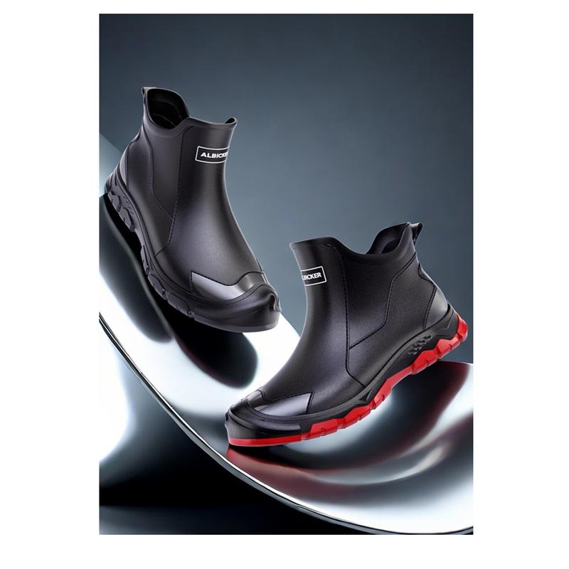 Couple's Fashionable Outdoor Rain Shoes Water Wading Anti Slip Rubber Shoes