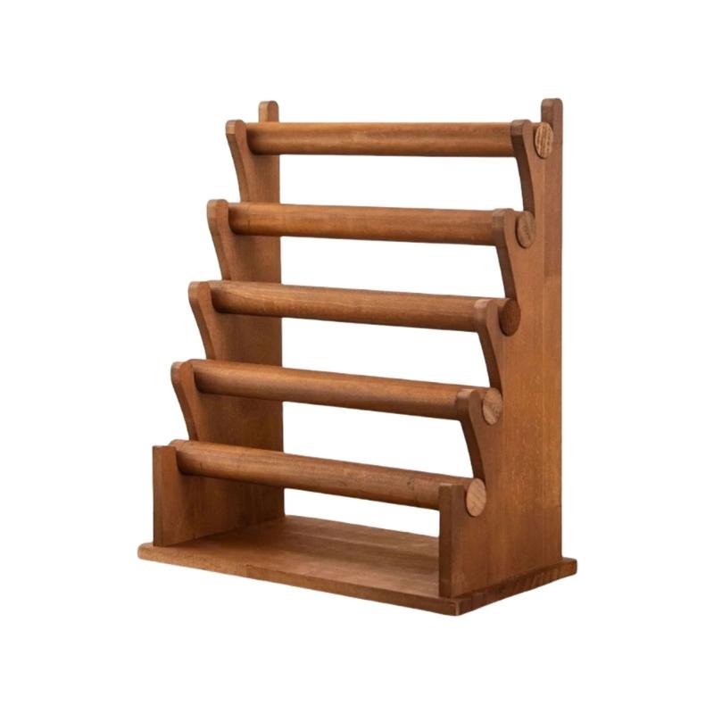 Wood Jewelry Holder for Exhibiting Accessories Bracelets and Bangle Display Rack Elegant Wrist Accessories Organizer