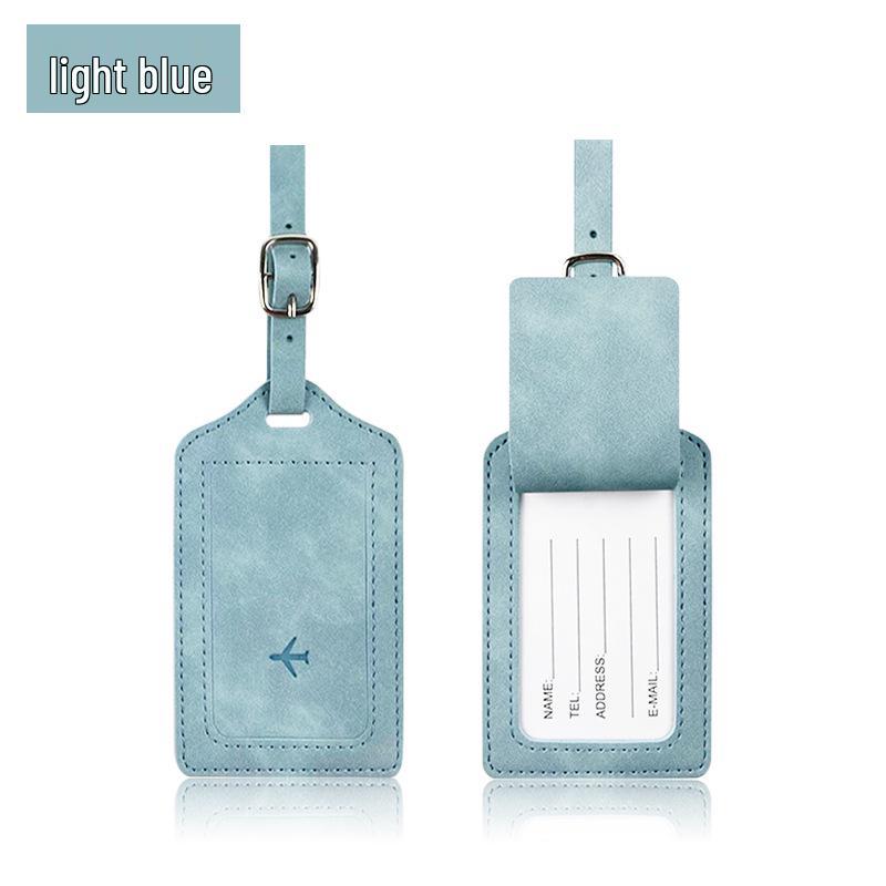 Multi-Color Luggage Tag & Anti-Magnetic Passport Holder Set