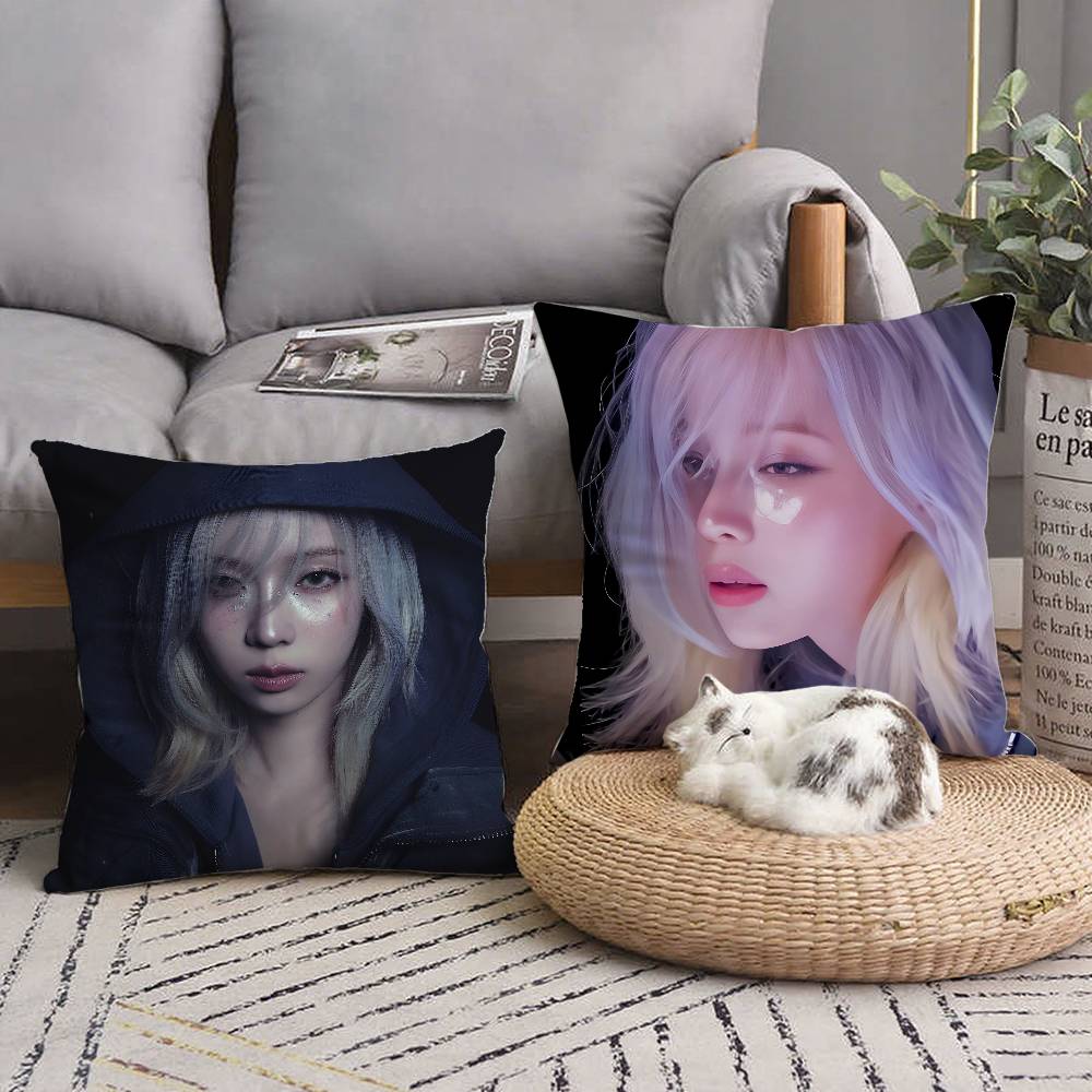 Winter Kpop Pillow Case Square Pillow Bedroom Sofa Leisure Comfort Cushion Car Living Room Home Decoration