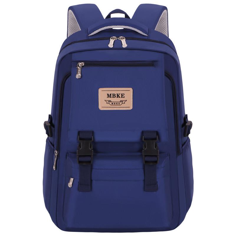 

Mbke Pattern Letter Student Backpack Breathable Lightweight Schoolbag Design