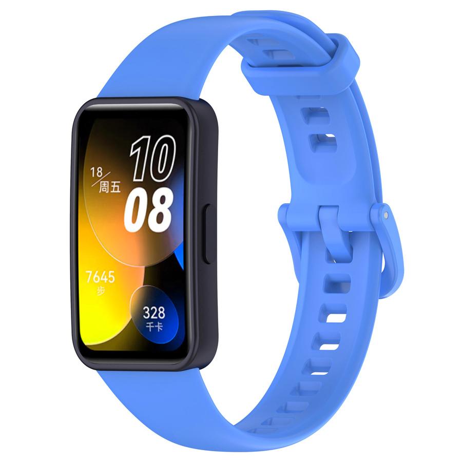 

Силиконовый ремешок для Huawei Band 8 9 10 Спортивный дышащий ремешок для часов Замена браслета на запястье для Huawei Band 9 8 Аксессуары For Huawei Band 8 синий