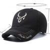 Traditional Chinese Style Baseball Cap With Wide Brim And Cotton Blend For Casual Wear