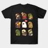 Asian Size Cotton Unisex Tshirt Print T-shirt Halloween Puglie T-shirt No-Cut Print Regular Fit