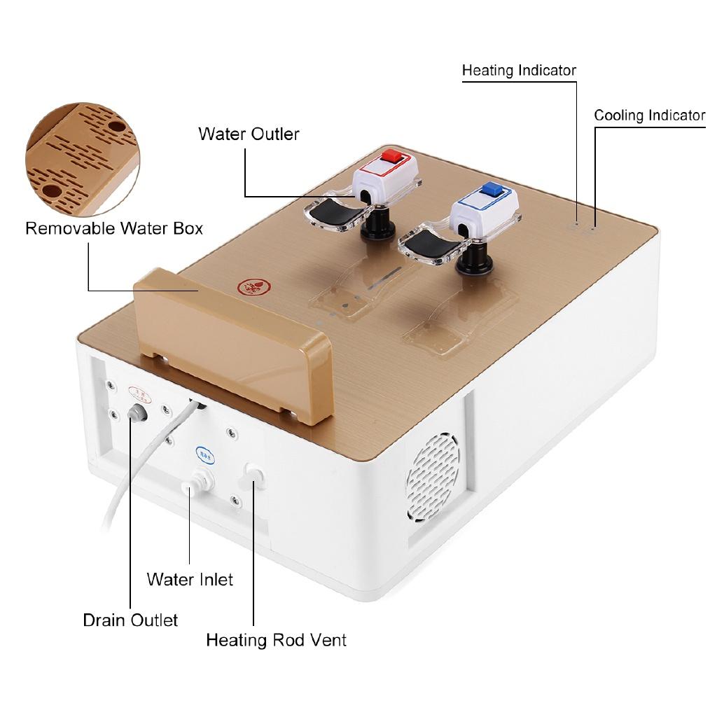 220V Wall-mounted Water Dispenser Work With Water Purifier Office Household Hot & Cold Dispenser Water Drinking