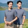 Men's Solid Color Business Casual Polo Shirt