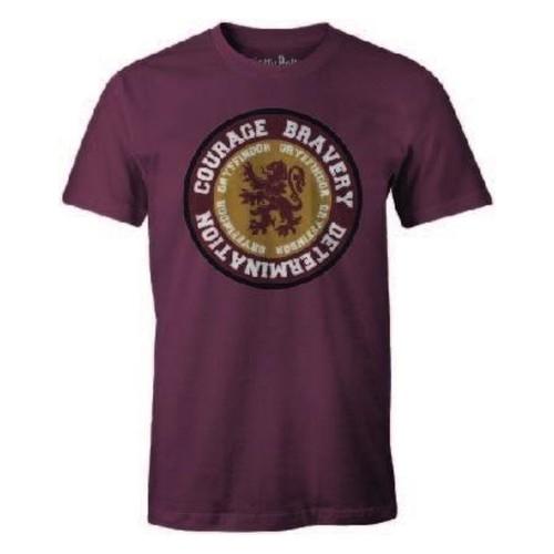 Harry Potter Mens Courage Bravery Determination Gryffindor T-Shirt