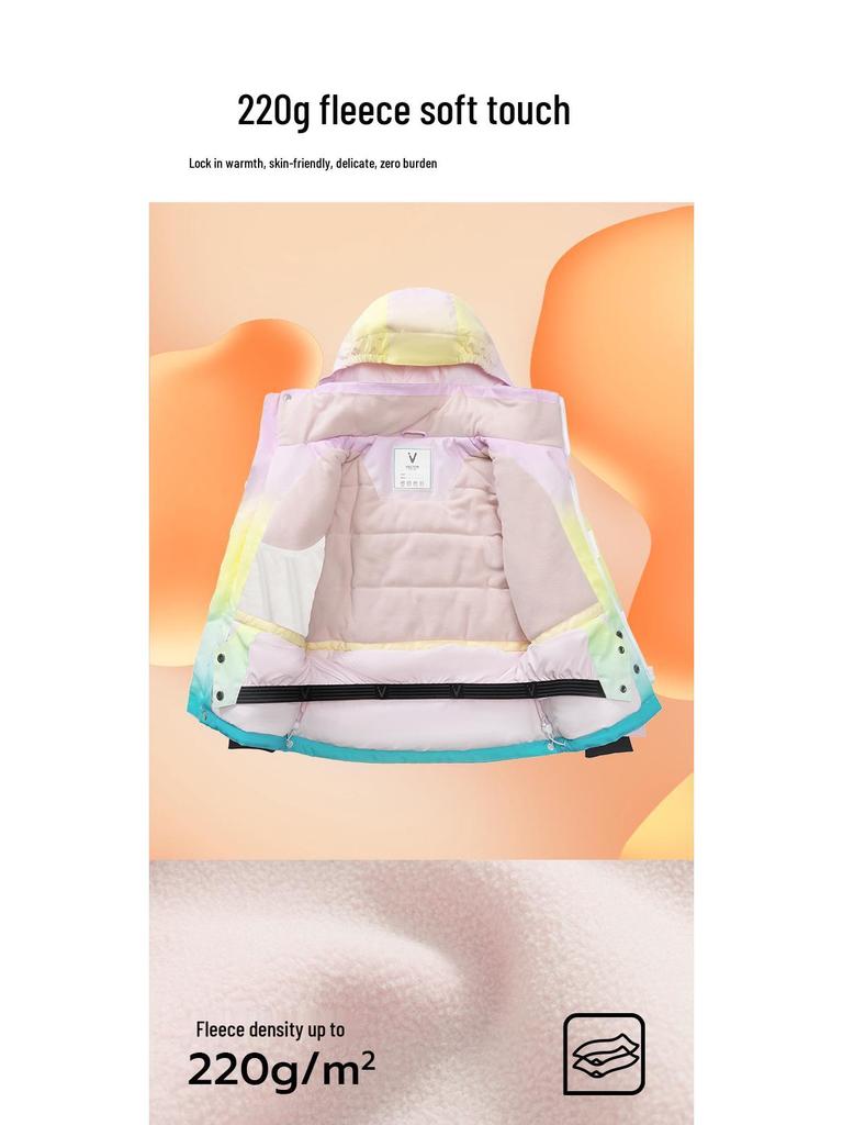 VECTOR Kids' Winter Ski Suit: Waterproof, Thickened, Cold-Proof Ski Jacket & Pants for Boys and Girls.