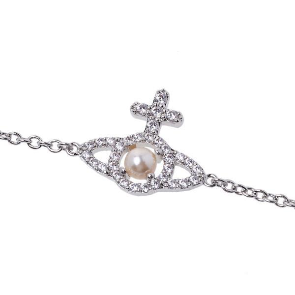 Vivienne Westwood Women Olympia Pearl Chain Bracelet 6102021e P132