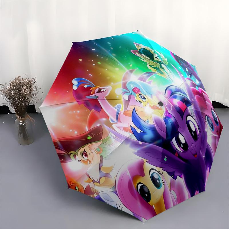 1pc My Little Pony Themed High-quality Umbrella,Automatic Opening and Closing Umbrella,Multi-functional Umbrella G0811358