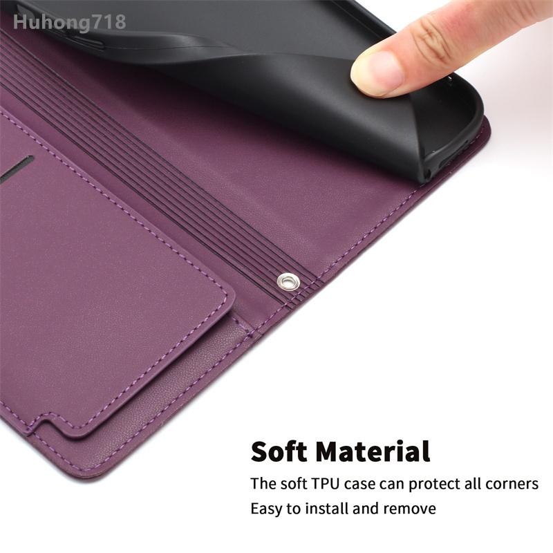 For OPPO A5 A5i A5X A15 A55 A55S A74 A95 2020 Pro 4G 5G Flip Wallet Case Leather Cover With Card Slot Silicone Hand Strap Wireless Charging