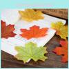 Elegant 50 Pack Fall Fake Silk Maple Leaves Wedding Decorations In Bright Autumn Colors For Events