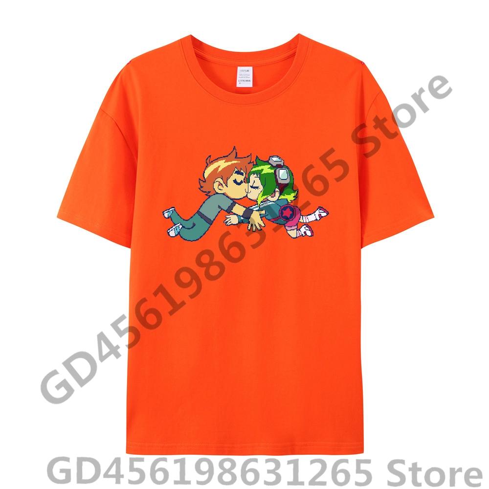Scott Pilgrim Takes Off T Shirt UnisexWomen Harajuku Kawaii Tops Y2k Unisex Anime Tees Fashion Tops Casual Boysgirls Clothing