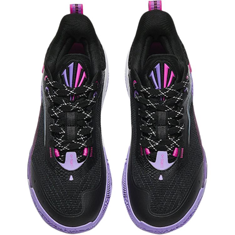 Anta Dziecięce Kyrie 1 Speed Wersja Młodzieżowa Ciemnofioletowe Wygodne Wszechstronne Antypoślizgowe Odporne na Ścieranie Niskoprofilowe Buty do Koszykówki 312441132-4