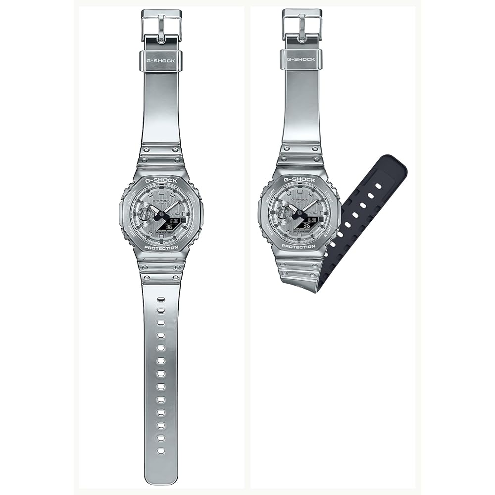 Casio G-Shock Fine Metallic Series GM-2100YM-8AJF Men's Silver Watch