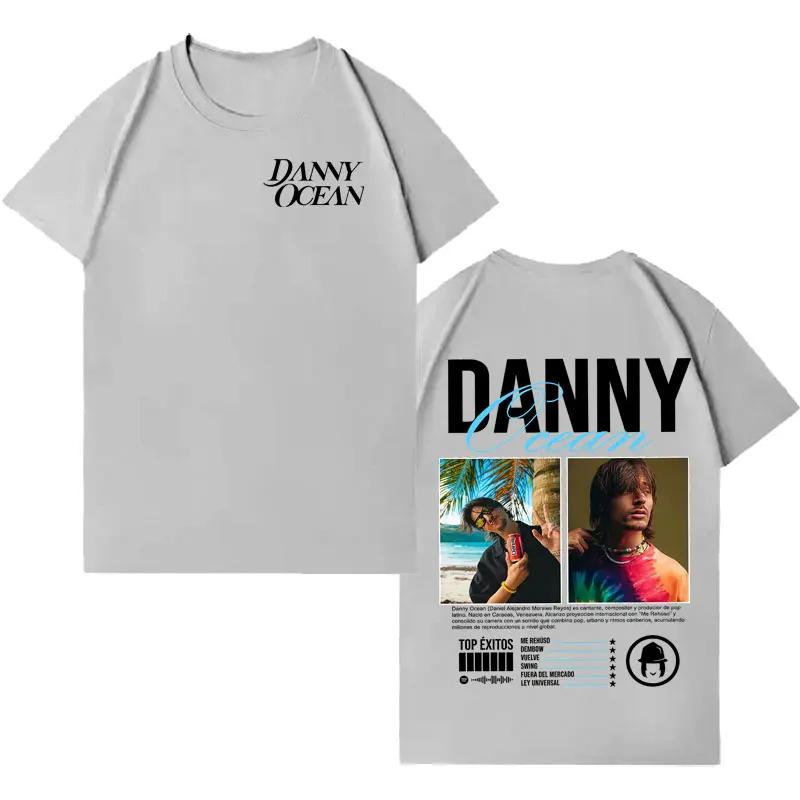 Rapper Danny Ocean Streetwear Graphic Casual Tshrit Men Aesthetic Oversized Crewneck Tshrits Teenagers