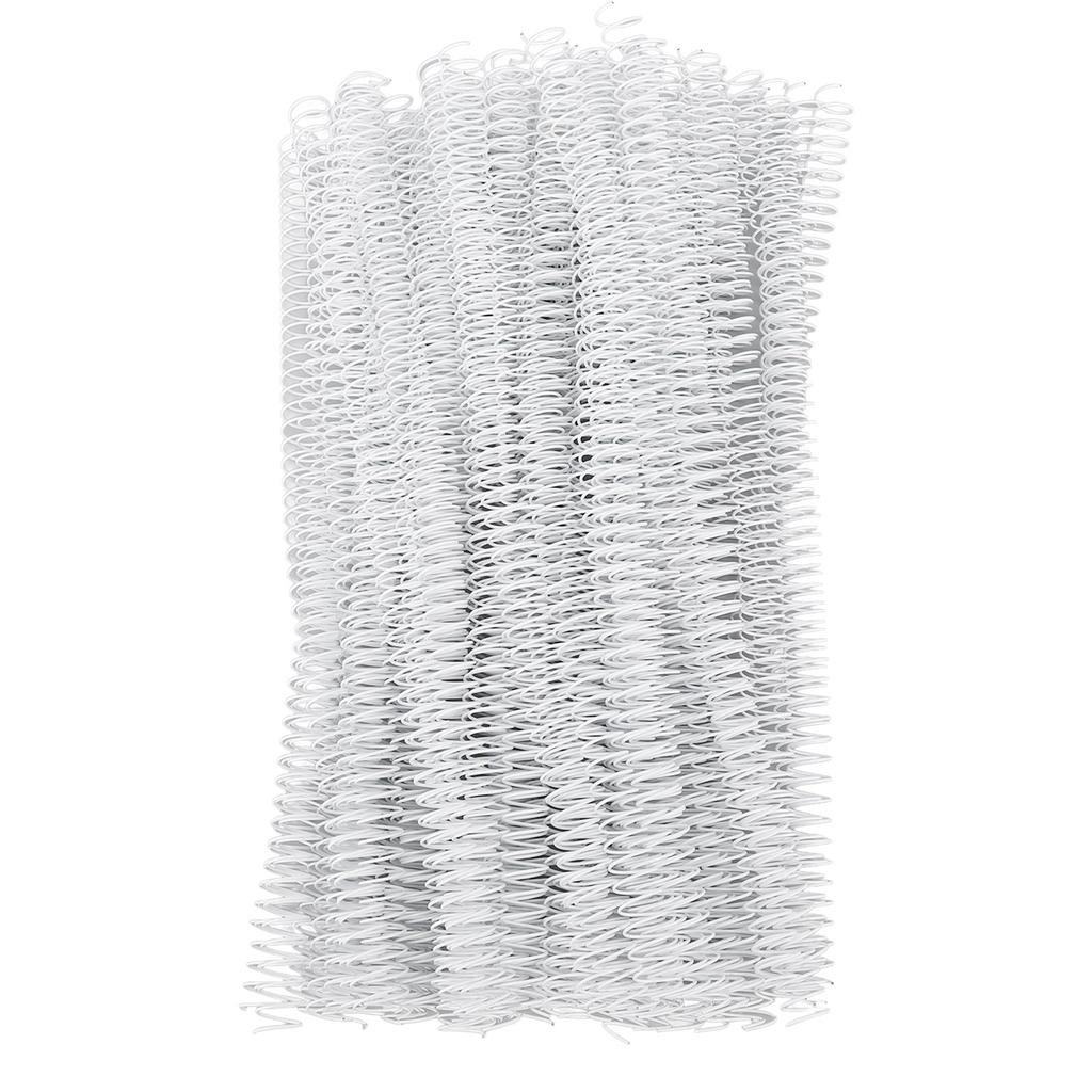 100Pcs Single Loop Wire Binding Spines 12.7mm 1/2in 48 Teeth 4:1 Pitch 360 Degree 90 Sheet Capacity