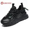 Herbst Damen Herren Sneaker Klobig Atmungsaktiv Plateau Herrenschuhe Größenzuwachs Mode Lässig Zapatillas Dämpfung Tennisschuhe