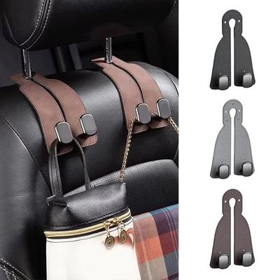 Universal Car Headrest Hook 2 In 1 Car Hooks Car Seat Double Hooks  Car Interior Accessories