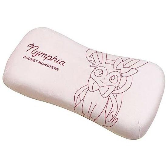 MORIPiLO low rebound cushion lumbar pillow Pokémon Ninfia (mini relax pillow) skin-friendly fluffy texture goods plush nap pink 15x31x8cm character