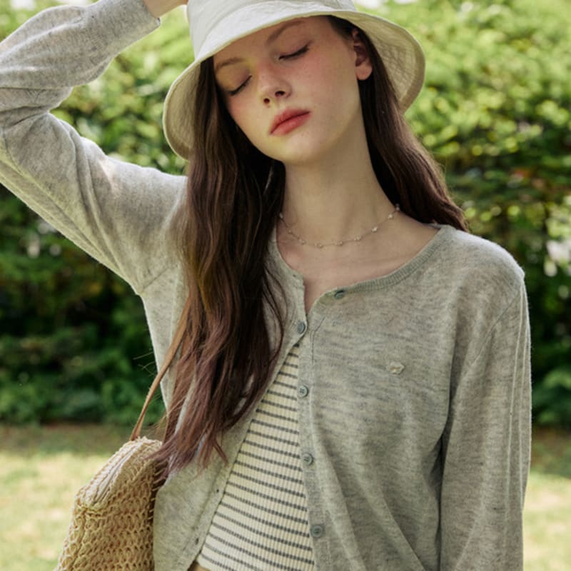 ADAUL Natural AD Charm Bucket Hat - 4color