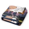 Bubu & Dudu Heart Love Plush Blankets Kids Adult  Flannel Throw Blanket For Outdoor Super Soft Customized Quality Bedspread Gift
