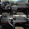 For Suzuki Swift ZC31S 2005 2006 2007 2008 2009 2010 Real Soft Carbon Fiber Sticker LHD RHD Car Center Console Passenger Trim