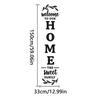 DIY Self-Adhesive Family Mirror Wall Sticker for Home Entrance Decor