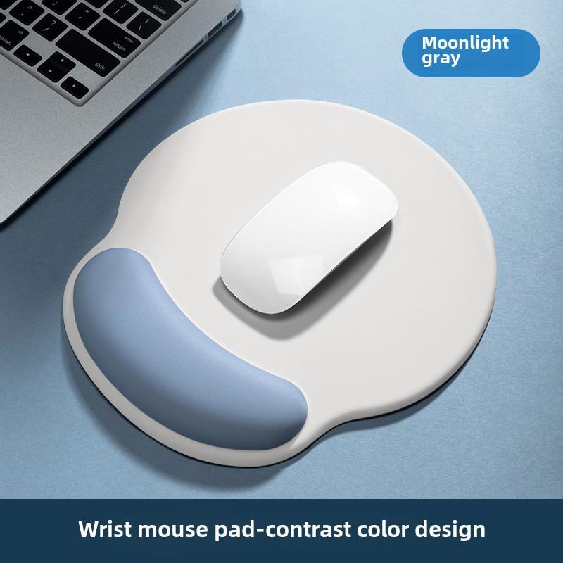 High-Value Silicone Memory Foam Wrist Pad - Non-Slip Cloud Girl Design for Office Mouse Use
