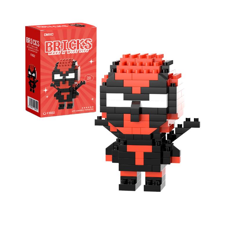 .Spider Man Building Block Deadpool  Venom Iron Man Figure Batman Super Hero Cartoon Character Model Toys for Gifts