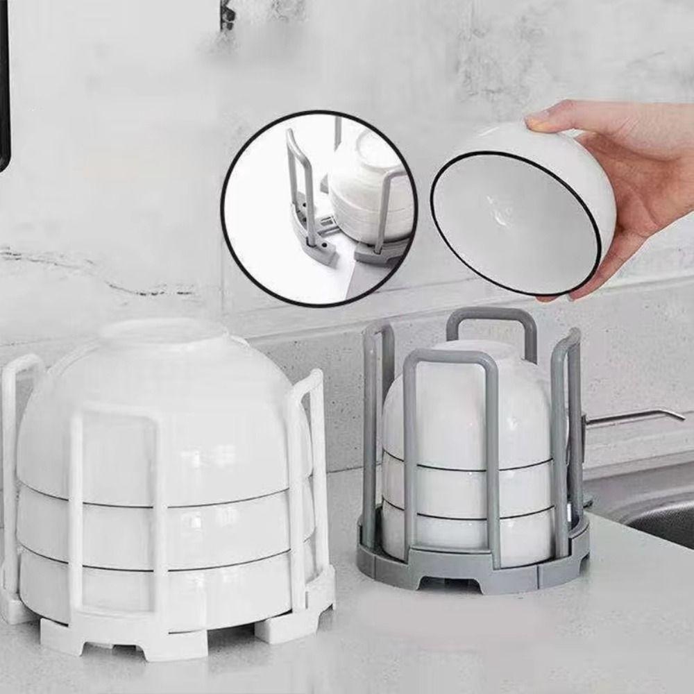 Drain Bowl Holder Removable Water Cup New Cabinet Dishes Storage Rack  Kitchen Organizer