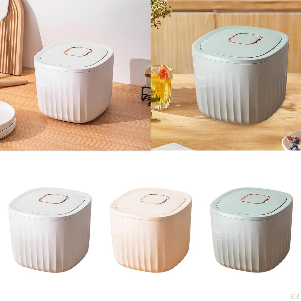 Cereal Bucket, Rice Container, 5 kg Storage Organizer Can Airtight Flour Dispenser Sealed Bin for