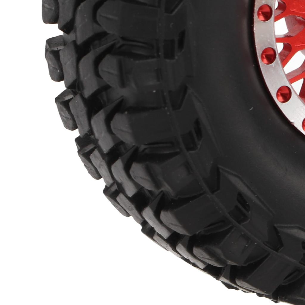 4pcs For SCX24 Wheels Small Compact Safe   Stable Easy Replaceable Mesh Tire for RC Car Parts