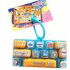 Clicker Sound 12 Keys Keyboard Keychain Pressable Keys Stress Relief Fidget Toy  Bag Ornaments