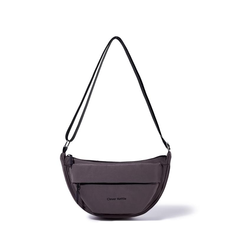 Water-repellent Multi-layer Women's Dumpling Bag Solid Color Shoulder Bag