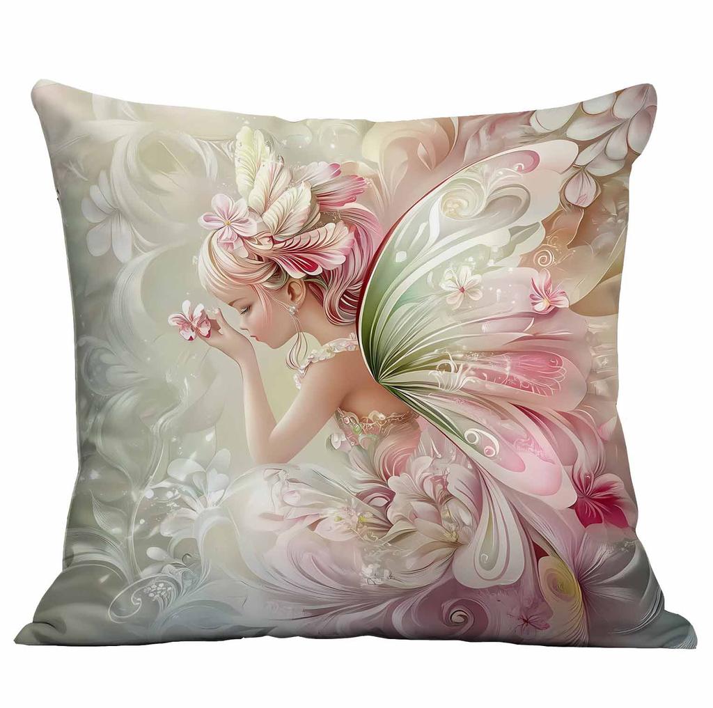 Nowa Piękna i Marzycielska Poszewka na Poduszkę w Kwiaty Domowa Poszewka na Poduszkę na Sofę