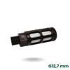 Plastic Silencer Large Thread 12.7mm