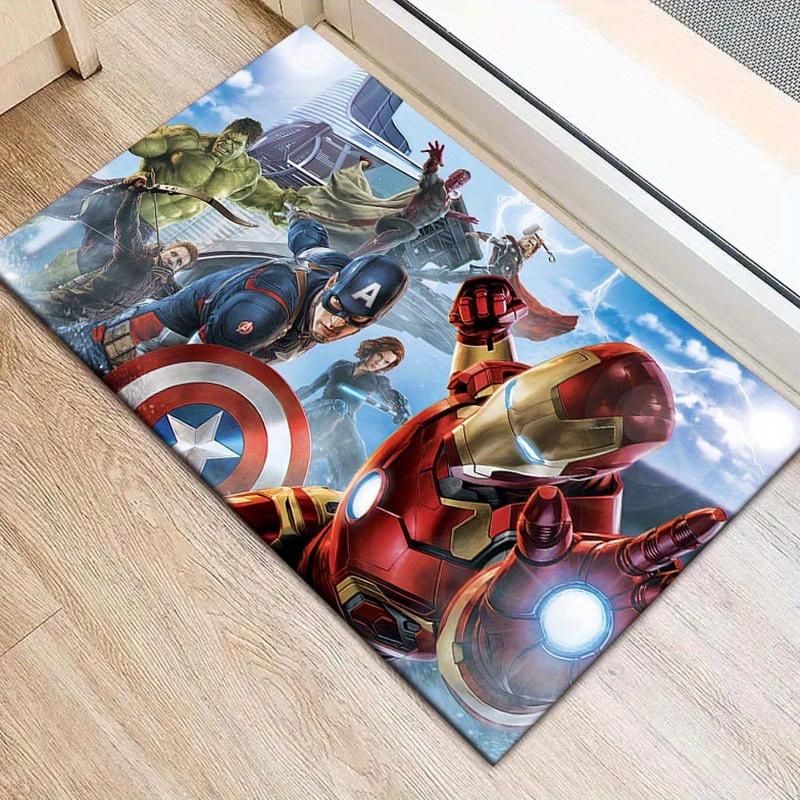 

1pc Avengers Pattern Area Rug Soft Flannel Floor Mat for Living Room, Office, Bedroom and Carpet, Sofa Coffee Table Floor Mat 60cm by 90cm