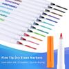 TWOHANDS Dry Erase Markers Fine Tip,Ultra fine Extra Fine Point 0.7mm,Low Odor,11 Assorted Colors,Whiteboard Markers for Office,Home,or Planning