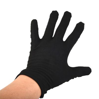 12 Paar Schwarze Baumwollhandschuhe Weich Groß Sensibel Reinigung Trocken Feuchtigkeitsspendend Handschutz Haushaltsschutzhandschuhe Küche