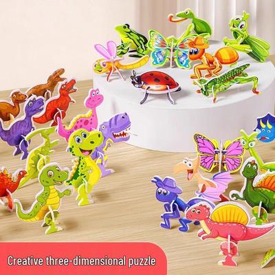3D Insekten Stereo Puzzle: Kreatives DIY Lernspielzeug für die frühe Bildung von Kindern