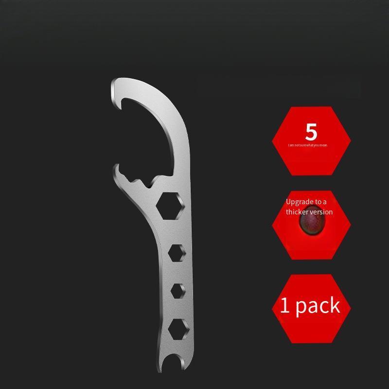 Portable Multi-Function Barrel Opener, Barrel Opener, Paint Barrel, Oil Barrel, Multi-Function Plastic Barrel Cover, Stainless Steel Wrench