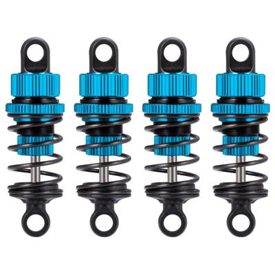 TRZX 4pcs 52mm RC Oil Shock Absorber Front & Rear Damper Kit Upgrade Parts for Tamiya M03, M04, M05, and M06 1/10 RC Touring Cars (Blue, 52mm)
