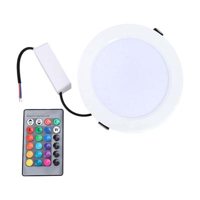 10W RGBW LED Einbaustrahler 16 Farbwechsel 4 Dynamische Modi Wechselbar Fernbedienung Einbaustrahler