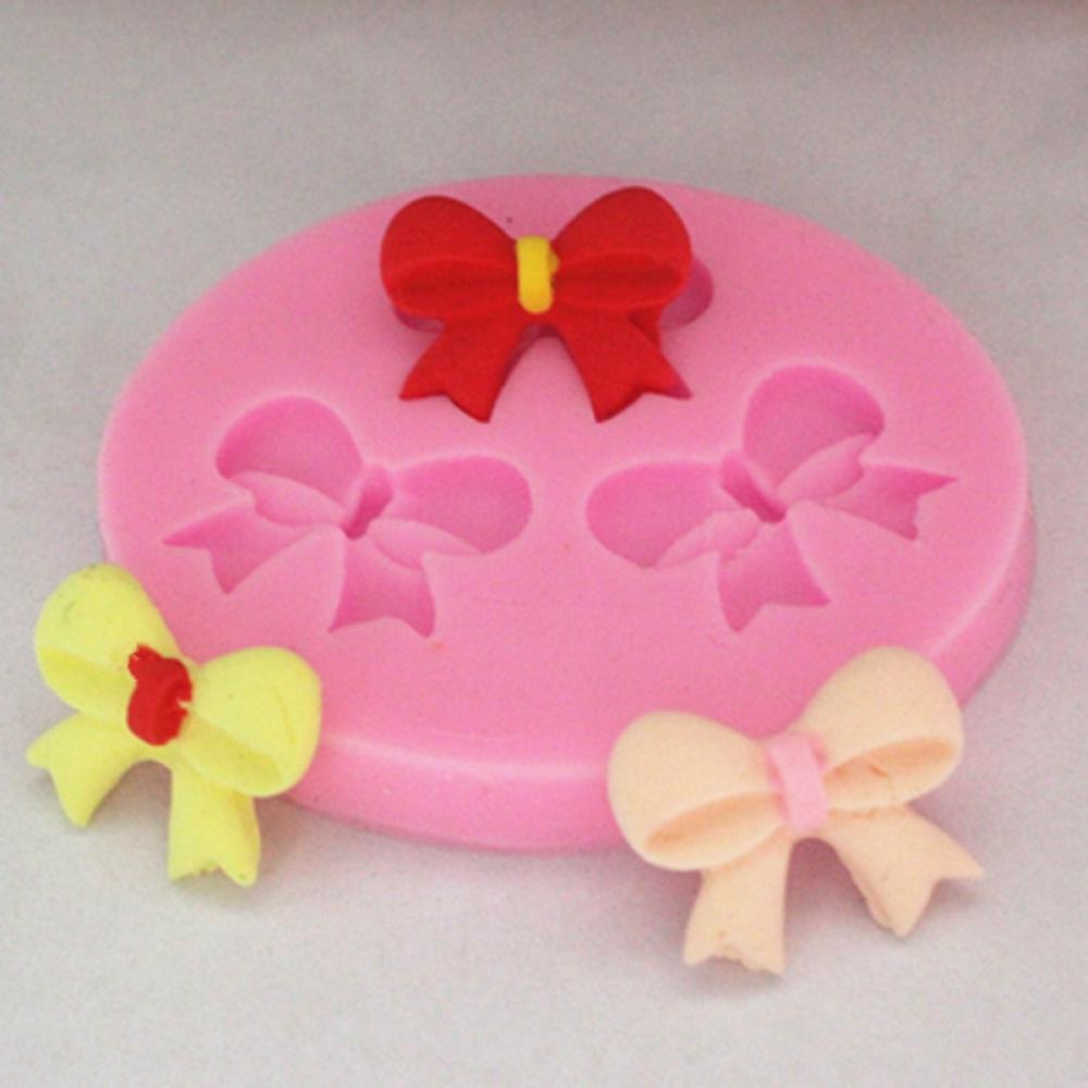 

Ремесло выпечки помадка бантом силиконовый гель торт украшения шоколадной формы