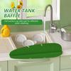 Sink Splash Guard Strong Suction Water Splash Guard Silicone Sink Edge Guard Oil-Proof Splashproof Baffle for Kitchen Sink Basin