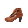 Women's high-heeled single shoes spring and autumn waterproof table thick-heeled color matching large-size single shoes