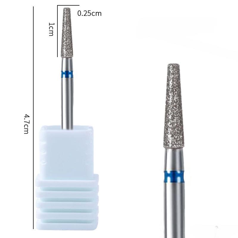 1Pc Diamond Nail Drill Bit Milling Cutter For Cuticle Clean Gel Overflow Removal Manicure Pedicure Tool